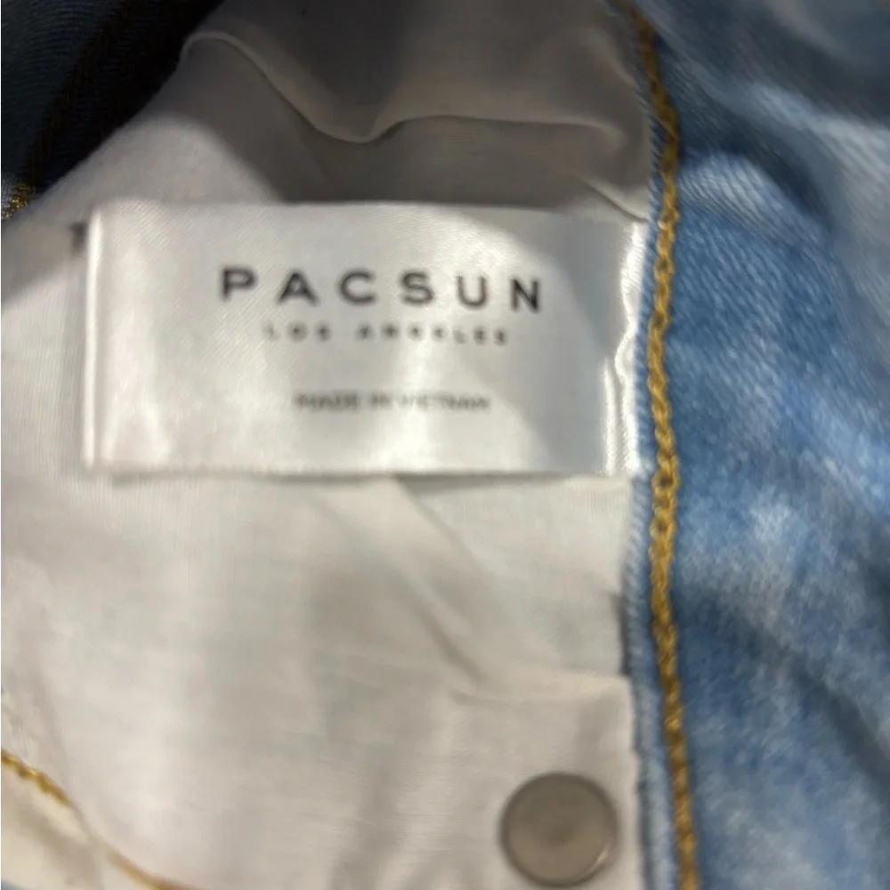 PacSun Light Blue Men's Skinny Jeans - Picture 5 of 6